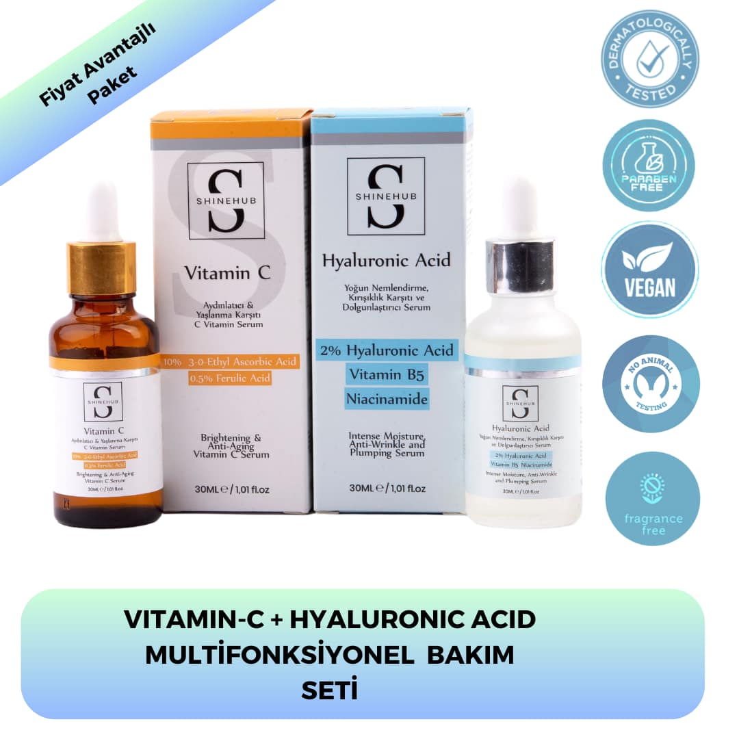 vitamin c + hyaluronik acide
